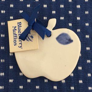Rocky Marsh Blueberry Muffin Apple Ornament